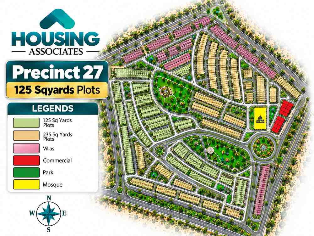 Precinct 27 HD Map Bahria Town Karachi Bahria Town Karachi